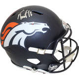 Troy Franklin Autographed/Signed Denver Broncos F/S Speed Helmet Beckett 47991