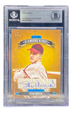 Stan Musial Signed Cardinals 2020 Panini Diamond Kings #ATDK-11 Slabbed Card BAS