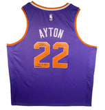 DEANDRE AYTON Autographed "Time To Rise" Swingman Jersey STEINER LE 1/22