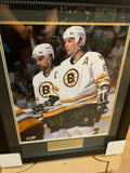 Ray Bourque & Cam Neely Dual Signed Autographed Photo Custom Framed to 20x24 NEP