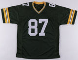 Jordy Nelson Green Bay Packers Signed Career Highlight Stat Jersey (Beckett COA)