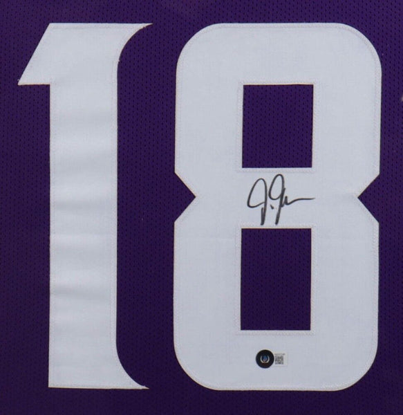 Purple People Eaters Framed Jersey Beckett Autographed Signed Minnesota  Vikings