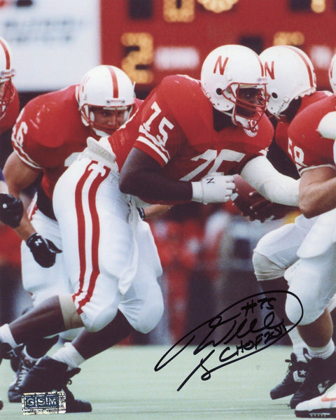 WILL SHIELDS AUTOGRAPHED SIGNED NEBRASKA CORNHUSKERS 8x10 PHOTO COA