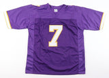 Randall Cunningham Signed Minnesota Vikings Jersey (Beckett) 4xPro Bowl Q.B