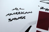 Johnny Manziel Autographed Texas A&M Lunar Speed F/S Helmet w/3 Insc.-BAW Holo