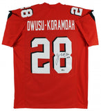 Jeremiah Owusu Koramoah Signed Cleveland Brown Jersey (Beckett) Ex Notre Dame LB