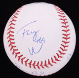 Joe Maddon Signed OML Baseball with Five Inscriptions (JSA) See Description