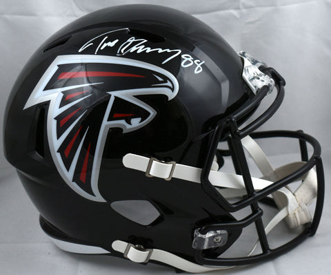 Tony Gonzalez Autographed Atlanta Falcons F/S Speed Helmet- Beckett W Hologram