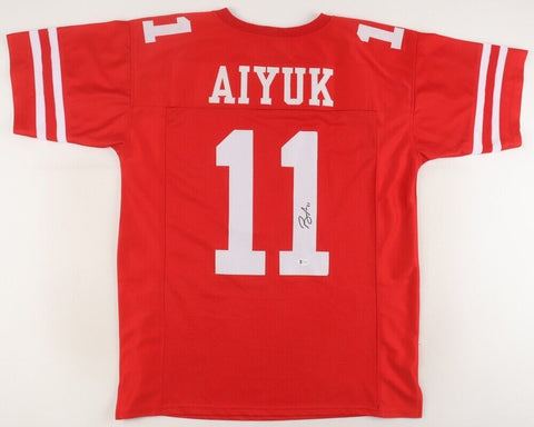 Brandon Aiyuk Signed San Francisco 49ers Jersey (Beckett) 1st Rd Pick W.R.