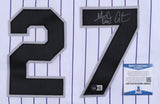 Garrett Atkins Signed Colorado Rockies Russell Athletic Style Jersey Beckett COA