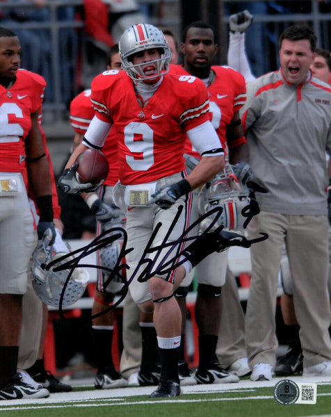 Brian Hartline Autographed Ohio State Buckeyes 8x10 Photo Beckett 47328