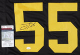 Joey Porter Sr. Signed Pittsburgh Steelers Jersey (JSA COA) Pro Bowl Linebacker