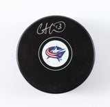 Cam Atkinson Signed Columbus Blue Jackets Logo Hockey Puck (Fanatics / Steiner)