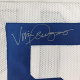 Autographed/Signed Vince Ferragamo Los Angeles LA White Football Jersey JSA COA