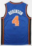 Nate Robinson Signed New York Knicks Jersey (Beckett COA) 3xSlam Dunk Champion