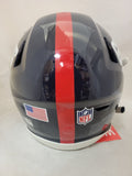 MALIK NABERS SIGNED NEW YORK GIANTS THROWBACK SPEEDFLEX HELMET FANATICS QR