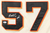 Dereck Rodriguez Signed Giants Majestic MLB Jersey Inscribed "D-Rod" (PSA Holo)