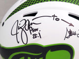 STEVE LARGENT ZORN AUTOGRAPHED SEAHAWKS LUNAR ECLIPSE FULL SIZE AUTHENTIC HELMET