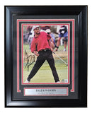 Tiger Woods Signed Framed PGA Golf Magazine Page BAS LOA