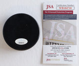 Ken Morrow Signed Team USA Logo Hockey Puck Inscribed "1980 Gold" (JSA COA)