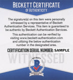 Don Beebe Signed Bills Jersey (Beckett COA) Buffalo Wide Receiver (1989-1994)