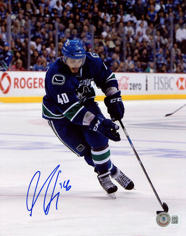 Maxim Lapierre Autographed Vancouver Canucks 8x10 Photo Beckett 46282