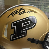 DREW BREES AUTOGRAPHED SIGNED PURDUE UNIVERSITY MINI HELMET BECKETT SAINTS