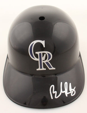 Brendan Rodgers Signed Colorado Rockies Full-Size Batting Helmet (PSA)