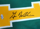 SEATTLE SONICS GUS WILLIAMS AUTOGRAPHED GREEN JERSEY MCS HOLO STOCK #106742