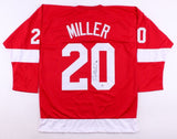 Drew Miller Signed Red Wings Jersey (Beckett) Playing career 2006-present