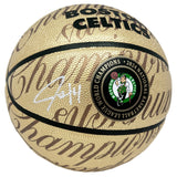 Jrue Holiday Celtics Signed 2024 NBA Finals Champions Gold LE Basketball JSA