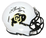 Laviska Shenault Autographed Colorado Buffaloes White Mini Helmet BAS 28084