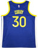 WARRIORS STEPHEN CURRY AUTOGRAPHED NIKE SWINGMAN CONNECT JERSEY 48 JSA 234042