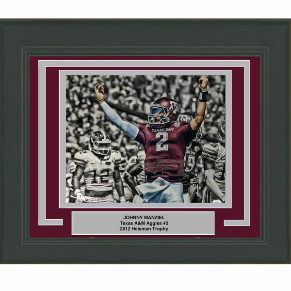 FRAMED Autographed/Signed JOHNNY MANZIEL Money Texas A&M 16x20 Photo JSA COA