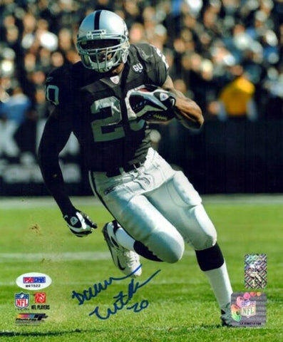 DARREN MCFADDEN AUTOGRAPHED SIGNED 8X10 PHOTO OAKLAND RAIDERS PSA/DNA 15098