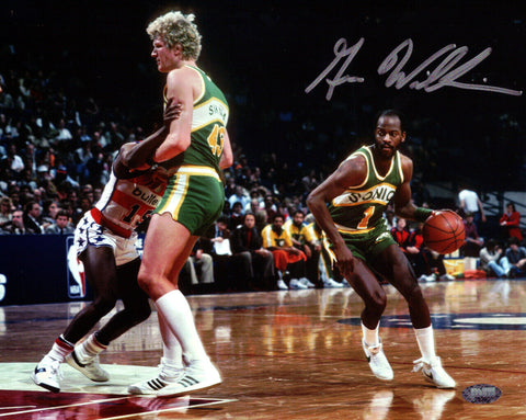 GUS WILLIAMS AUTOGRAPHED SIGNED 8X10 PHOTO SEATTLE SONICS MCS HOLO STOCK #106819