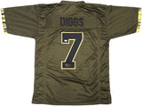 DALLAS COWBOYS TREVON DIGGS AUTOGRAPHED ARMY GREEN JERSEY PSA/DNA STOCK #233653