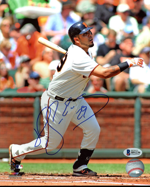 Giants Hector Sanchez Authentic Signed 8X10 Photo Autographed BAS #B91236