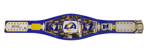 Kyren Williams Autographed Los Angeles Rams Championship Belt Beckett