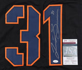 Justin Simmons Signed Denver Broncos Black Color Rush Jersey (JSA COA)All Pro DB
