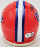 STEVE SPURRIER AUTOGRAPHED FLORIDA ORANGE SPEED MINI HELMET BECKETT 236153