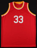 Robert Reid Signed Rockets Red Jersey (JSA COA) Houston Forward/ Guard 1977-1988