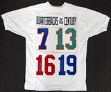 QB's Of The Century Autographed Jersey Unitas, Marino & Montana Beckett AA00353