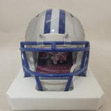 JAMESON WILLIAMS SIGNED DETROIT LIONS THROWBACK SPEED MINI HELMET JSA COA