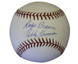 Bobby Thomson & Ralph Branca Autographed/Signed OML Baseball MLB 30980