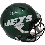 Garrett Wilson Autographed/Signed New York Jets F/S Helmet FAN 45779