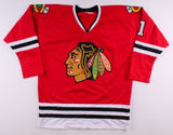 Stan Bowman Signed Blackhawks Jersey (Beckett) 3X Stanley Cup winning Hawks G.M.