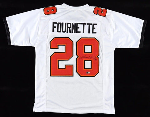 Leonard Fournette Signed Tampa Bay Buccaneers Jersey (Beckett) Super Bowl Champ