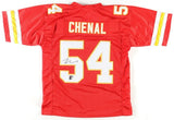 Leo Chenal Signed Kansas City Chiefs Jersey (Beckett) 2022 3rd Round Draft Pk LB