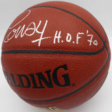 Bob Cousy Autographed Spalding I /O Basketball Celtics "HOF 70" JSA #AT76259